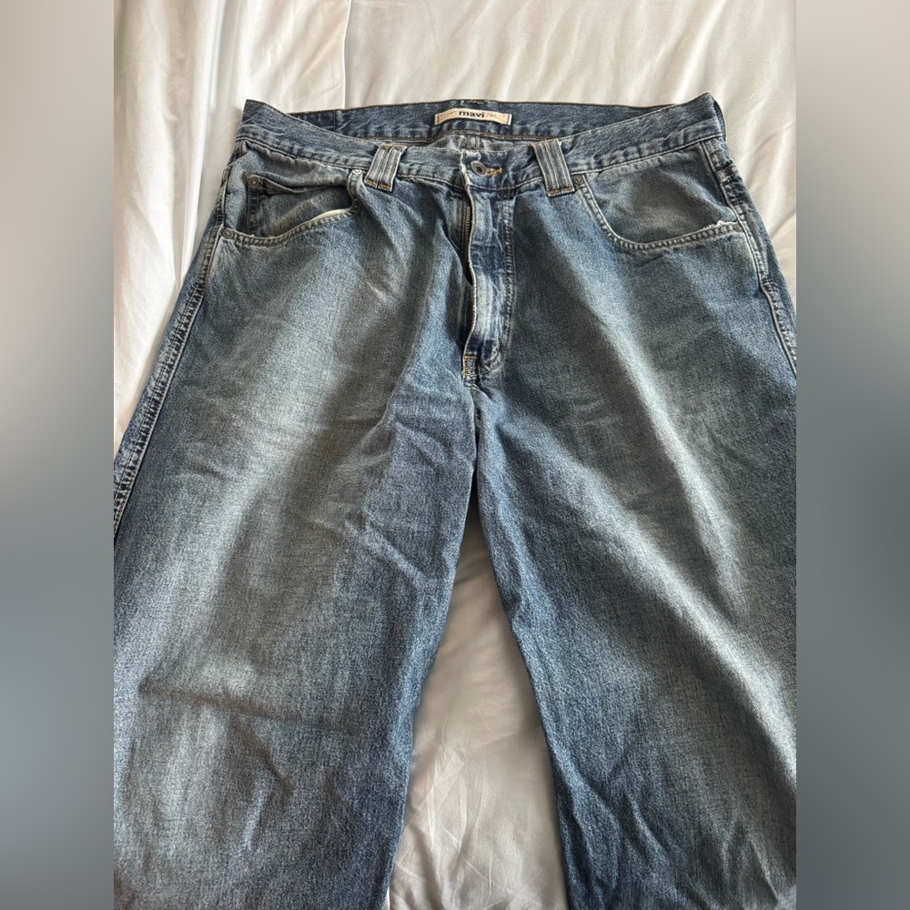 Mavi Men's Light Blue Relaxed Fit Jeans - Picture 2 of 4